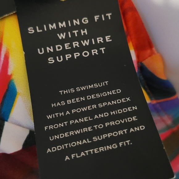 COPY - LAUREN RALPH LAUREN WOMEN'S TWIST BANDEAU SWIMSUIT - Picture 10 of 13